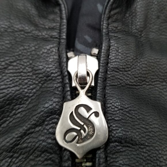 SKINGRAFT Fitted Leather Vest Luxury Designer Couture - Picture 5 of 8